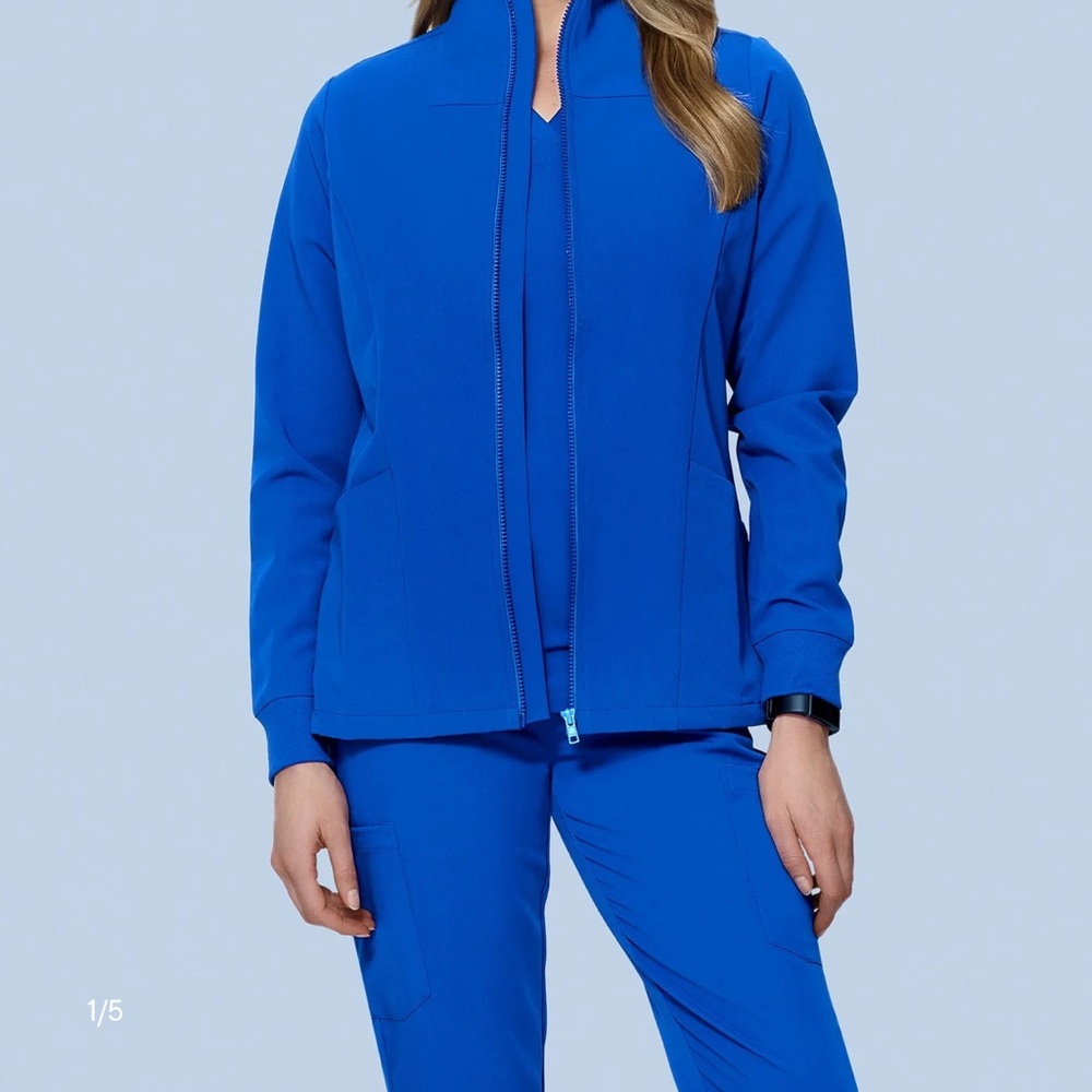 Blue Mandala scrubs set
